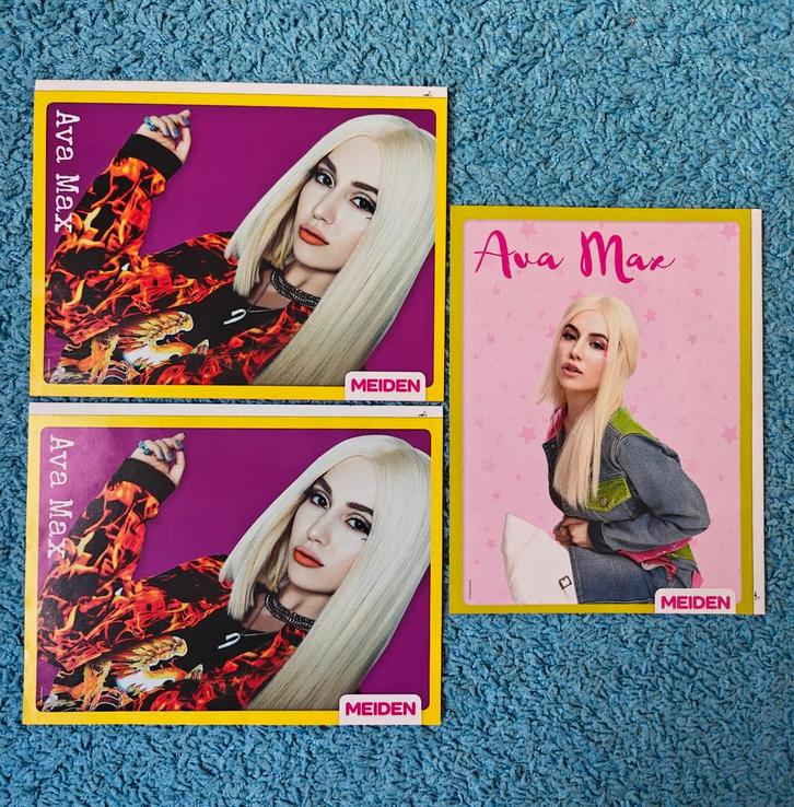 Ava Max posters meiden, Verzamelen, Posters, Nieuw, Muziek, A4 of kleiner, Ophalen of Verzenden