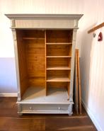 Prachtige vintage linnen grenen kast, Ophalen