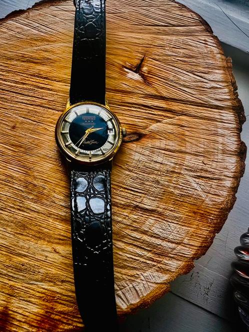 Antiek Vintage ‘Pontiac “ Maillot Jaune “ horloge’, Sieraden, Tassen en Uiterlijk, Horloges | Antiek, Polshorloge, Overige merken