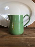 Reseda groen emaille kan kannetje, Antiek en Kunst, Antiek | Emaille, Ophalen of Verzenden