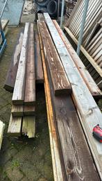 Houten Balken balken hout 170 x 70 (7 x 17 cm), Ophalen, Gebruikt, 250 cm of meer, Balken