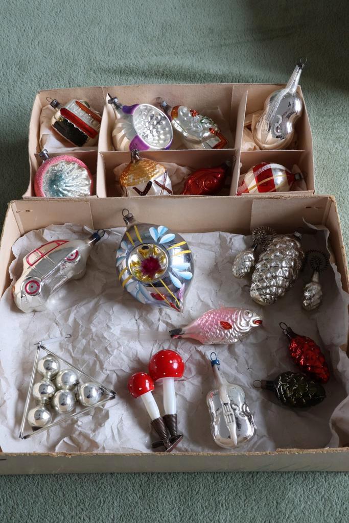 Antieke kerstballen, Diversen, Kerst, Ophalen of Verzenden