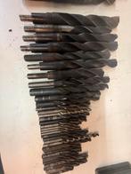 IJzerboren set, een gedeelte afgedraaid  per stuk 1,75 €, Ophalen of Verzenden, Gebruikt, Boormachine