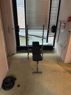 Domyos Bankdrukbank + Gewichten, Ophalen, Gebruikt, Krachtstation, Borst