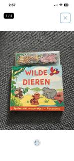 Wilde Dieren Magnetenboek - Educatief Speelgoed, Ophalen of Verzenden, Zo goed als nieuw, Uitklap-, Voel- of Ontdekboek, 3 tot 4 jaar