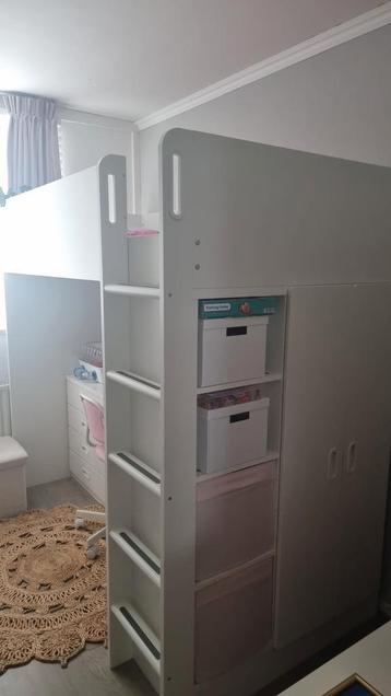 Ikea hoogslaper compleet / kleur wit  beschikbaar voor biedingen