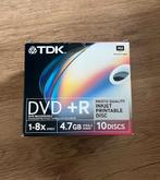 Lege DVD's (10 stuks), Computers en Software, Beschrijfbare discs, Ophalen of Verzenden, Nieuw, Dvd, TDK