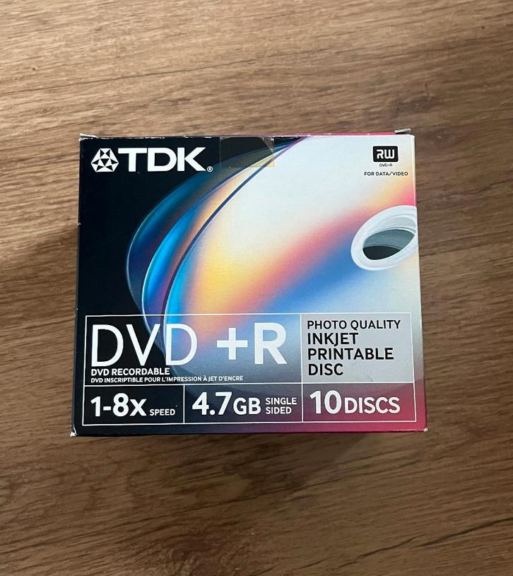 Lege DVD's (10 stuks), Computers en Software, Beschrijfbare discs, Nieuw, Dvd, Ophalen of Verzenden