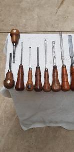 Antieke  Beitels  en gutsen, Doe-het-zelf en Verbouw, Gereedschap | Handgereedschap, Ophalen of Verzenden, Gebruikt