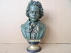 Curiosa vintage beeld Beethoven borstbeeld Beethoven 23cm, Ophalen of Verzenden, Zo goed als nieuw, Mens