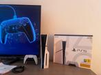 PlayStation 5 SLIM Disc 1TB 8K + 1 Controller + 8 Spellen, Ophalen of Verzenden, Zo goed als nieuw, Playstation 5