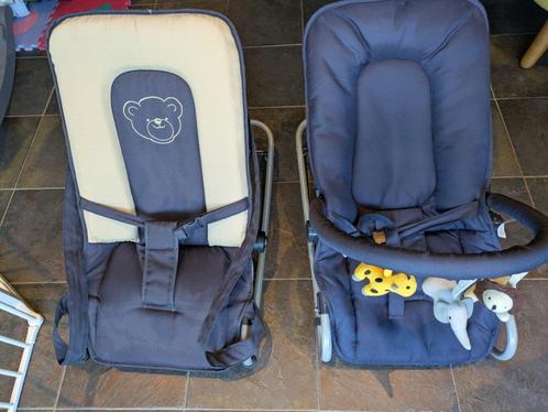 2 wipstoeljes, Kinderen en Baby's, Wipstoeltjes, Zo goed als nieuw, Wipstoel, Prenatal, Met gordel(s) of riempje(s), Verstelbaar