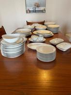 Elegant Eschenbach servies Larissa met ziveren bies, Gebruikt, Ophalen of Verzenden, Overige stijlen, Porselein