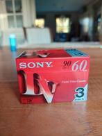 sony digital video cassette 3 stuks per verpakking geseald, Audio, Tv en Foto, Videocamera's Digitaal, Mini dv, 20x of meer, Nieuw