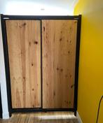 Schuifdeuren met stalen frame, Huis en Inrichting, Kasten | Kledingkasten, Ophalen, 150 tot 200 cm, Zo goed als nieuw, Minder dan 25 cm