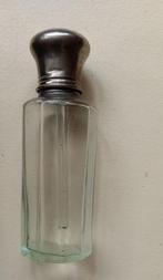 Glazen parfumflesje met etui, Antiek en Kunst, Antiek | Glas en Kristal, Verzenden