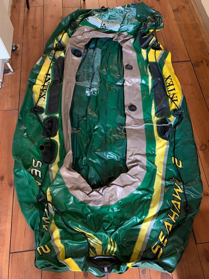 Opblaasbare boot Intex Seahawk 2, Watersport en Boten, Hengelsport | Algemeen, Gebruikt, Ophalen