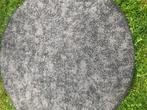 Grijze ronde vloerkleed 130 diameter prijs 30 euro ophalen ., Huis en Inrichting, Stoffering | Tapijten en Kleden, Rond, Ophalen of Verzenden