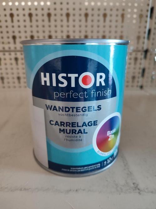 Histor Wandtegels Zijdeglans 750ml Ral 9005 7021 7016, Doe-het-zelf en Verbouw, Verf, Beits en Lak, Nieuw, Verf, Minder dan 5 liter
