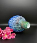 SALE—-Vintage design glaskunst vaas uit de 90s - D2, Huis en Inrichting, Blauw, Ophalen of Verzenden, Minder dan 50 cm, Glas
