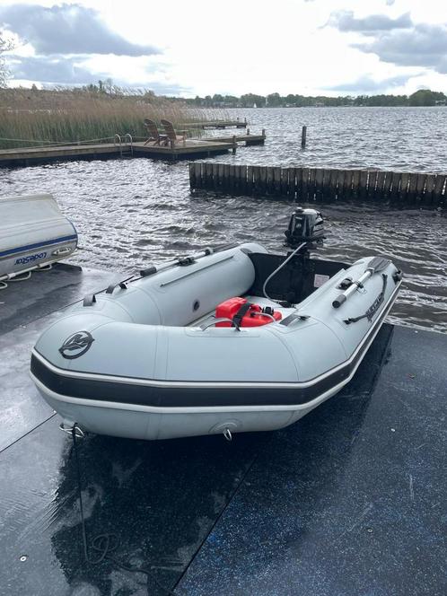 Quicksilver sport 300 rubberboot 6 pk 4 stroke mercury, Watersport en Boten, Rubberboten, Zo goed als nieuw, Quicksilver, Aluminium
