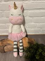 Elvora/bambino/ kruitvat roze-witte eenhoorn gebreid, Ophalen of Verzenden, Gebruikt, Overige typen