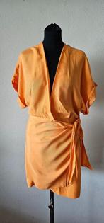 orange overslag jurk van Other stories maat 34 (29625), Verzenden, Maat 34 (XS) of kleiner, Oranje, Boven de knie