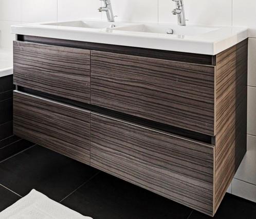 badkamer, Huis en Inrichting, Badkamer | Badkamermeubels, Gebruikt, Wastafelkast, 100 tot 150 cm, 50 tot 100 cm, 25 tot 50 cm