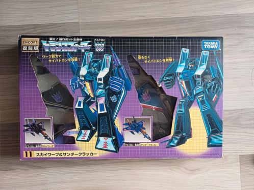 Transformers Encore G1 Reissue Thundercracker Skywarp, Verzamelen, Transformers, Zo goed als nieuw, G1, Ophalen of Verzenden