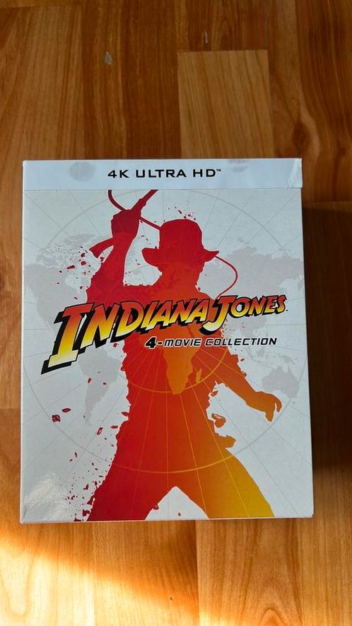 Indiana Jones 4K Blu Ray Collection Steelbook, Cd's en Dvd's, Blu-ray, Zo goed als nieuw, Avontuur, Boxset, Ophalen of Verzenden