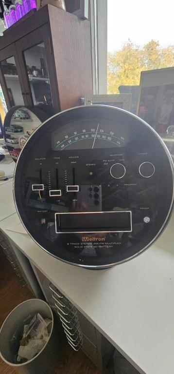 Weltron 2001 8-Track Radio - Werkt, Beugel Mist beschikbaar voor biedingen