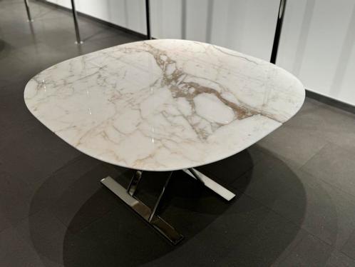 B&B Italia Pathos Maxalto Coffee Table Wit Marmer Tafel, Huis en Inrichting, Tafels | Bijzettafels, Gebruikt, Rechthoekig, 60 cm of meer
