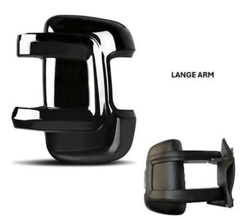 Beschermkappen voor Fiat Ducato spiegels Lange arm Zwart, Caravans en Kamperen, Camper-accessoires, Nieuw, Ophalen of Verzenden