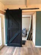 Houten barndoor loftdeur, Doe-het-zelf en Verbouw, 80 tot 100 cm, Binnendeur, Ophalen of Verzenden, Zo goed als nieuw