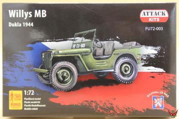 Attack Hobby Kits 1/72 Willys MB Dukla 1944 beschikbaar voor biedingen