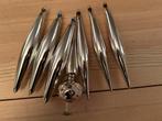 Vintage 6 zilveren pegels en een zilveren piek jaren ‘80, Ophalen of Verzenden, Zo goed als nieuw
