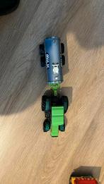 Tractor met melk aanhanger, Ophalen, Zo goed als nieuw, Hijskraan, Tractor of Landbouw, Overige merken