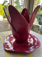 Design handgemaakte vaas, Huis en Inrichting, Ophalen of Verzenden, Zo goed als nieuw, Rond