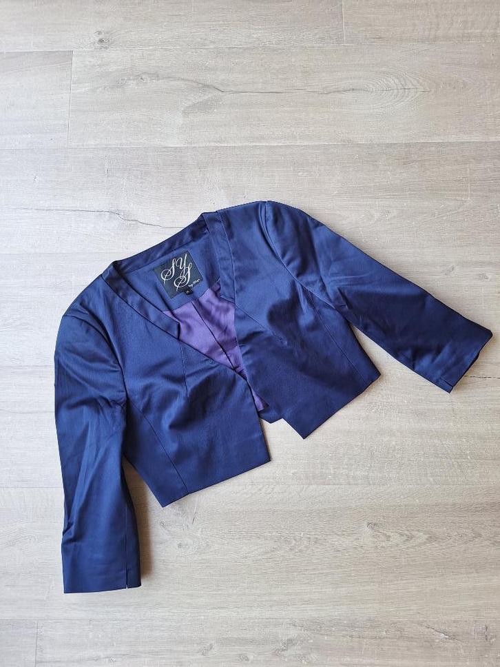 Steps feestelijk kort jasje maat 36, Kleding | Dames, Gelegenheidskleding, Nieuw, Overige typen, Maat 36 (S), Blauw, Ophalen of Verzenden