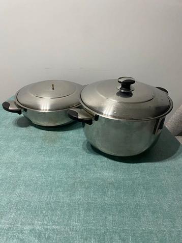 Pannenset RVS - Gebruikt beschikbaar voor biedingen