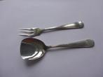 theeschep en gebakvorkje gero zilmeta Kruidnagel., Huis en Inrichting, Keuken | Bestek, Ophalen of Verzenden, Zo goed als nieuw