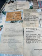 Originele WOII distributiebonnen documenten (1941–1942), Verzamelen, Militaria | Tweede Wereldoorlog, Ophalen of Verzenden, Overige soorten