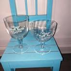 Brugse Straffe Hendrik bierglazen 2 stuks, Ophalen, Zo goed als nieuw, Glas of Glazen, Overige merken