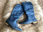 Blauwe Hoge Laarzen 41, Ophalen of Verzenden, Zo goed als nieuw, Blauw, Hoge laarzen