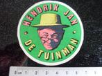 sticker Hendrik Jan de tuinman logo vintage, Verzenden, Zo goed als nieuw, Merk