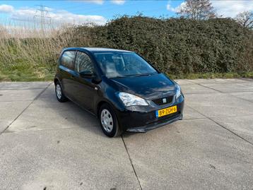Seat Mii 1.0 44KW 2012 Zwart 55780 km beschikbaar voor biedingen