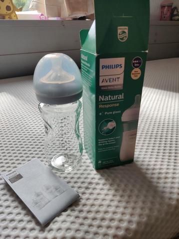 Philips Avent Natural Response Glazen Babyfles - Nieuw beschikbaar voor biedingen