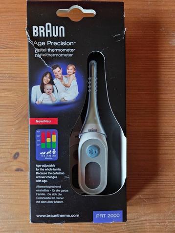 Braun age precicion digitale thermometer PRT 2000 beschikbaar voor biedingen