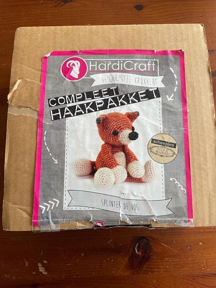 Haakpakket splinter de vos compleet, Hobby en Vrije tijd, Breien en Haken, Nieuw, Haken, Overige typen, Ophalen of Verzenden