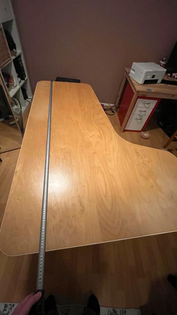 IKEA Bekant bureau, Huis en Inrichting, Bureaus, Gebruikt, Bureau, In hoogte verstelbaar, Ophalen